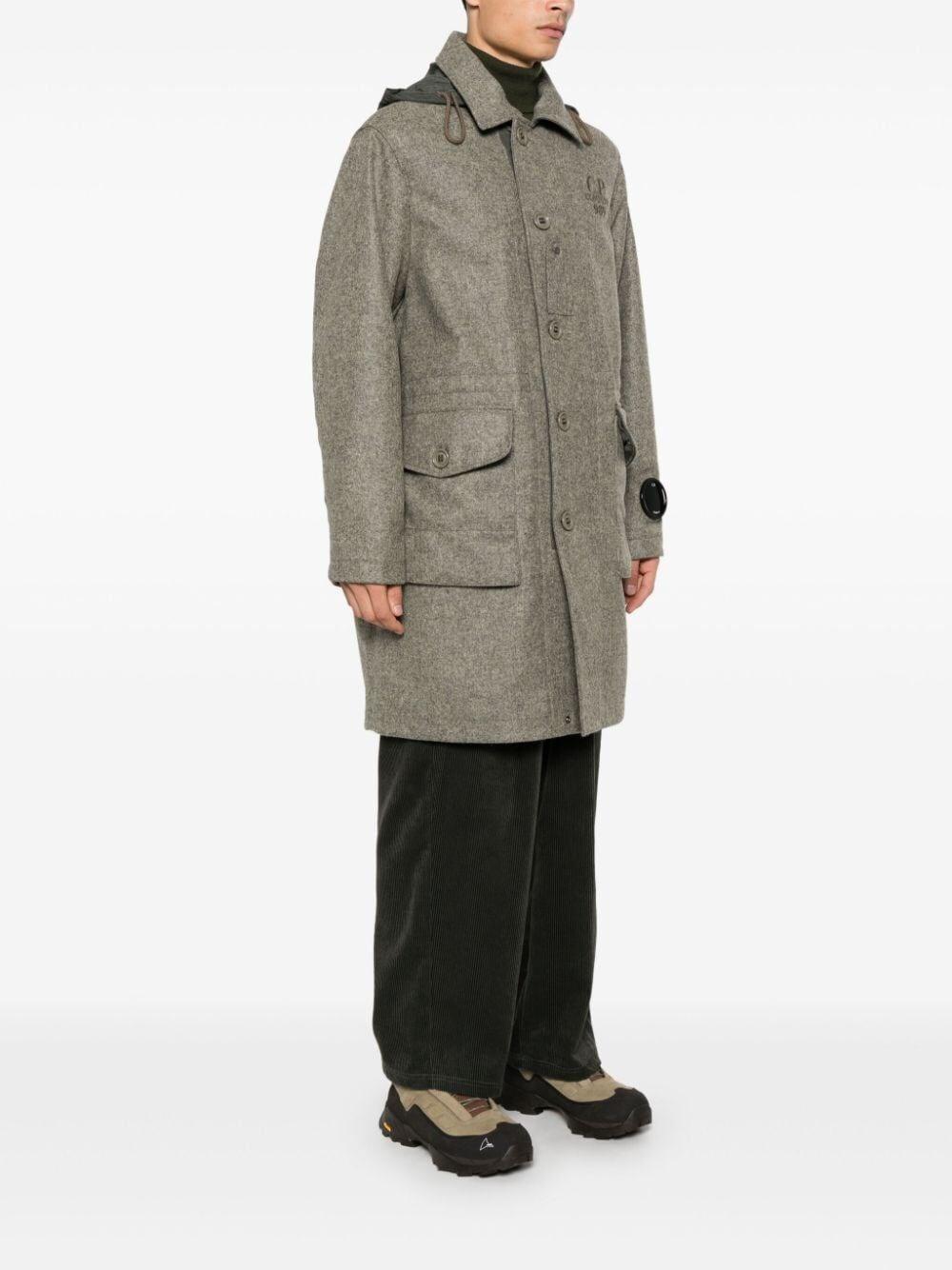 C.p. company `Shetland` Long Jacket In Vendita
