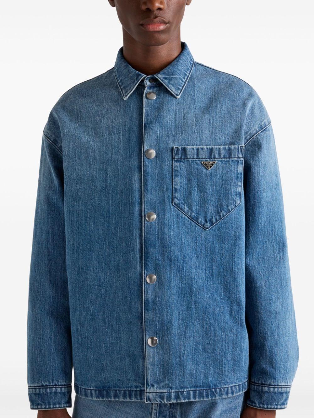 Prada Denim Shirt Affare Del Giorno