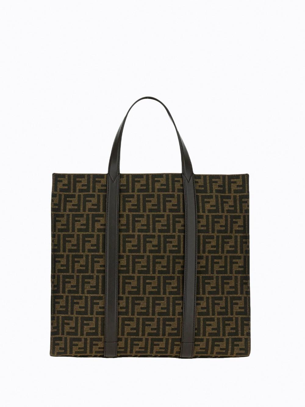 Fendi `FF Jacquard` Shopper Bag Offerta