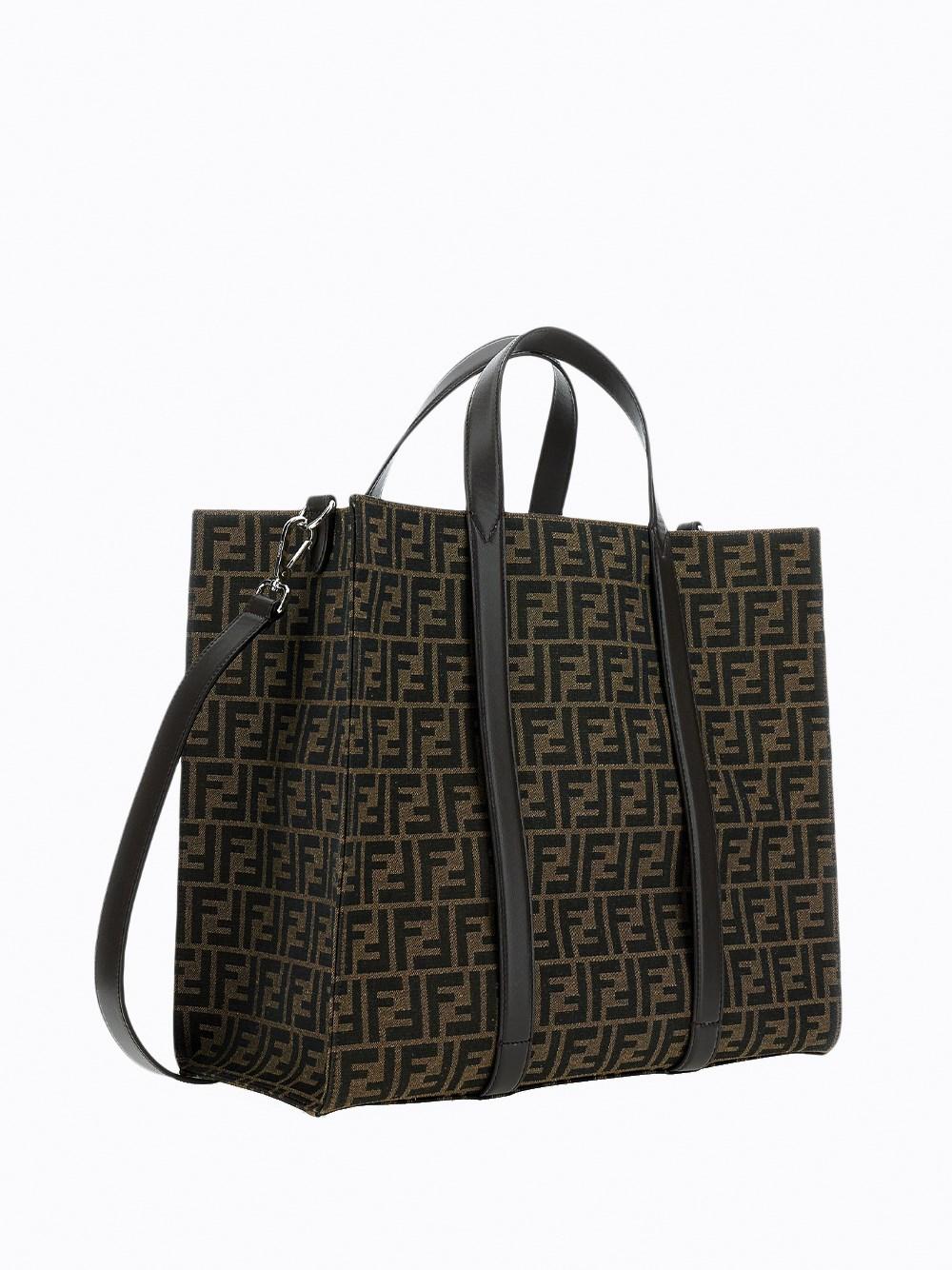 Fendi `FF Jacquard` Shopper Bag Offerta