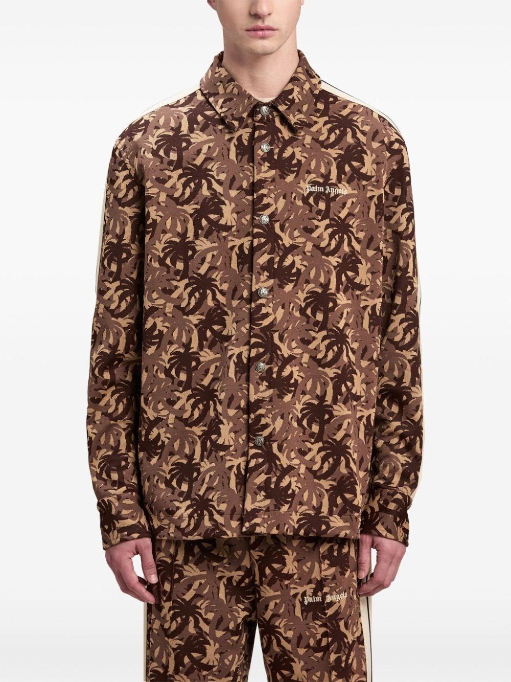 Palm angels `Palms Camo` Shirt Outlet