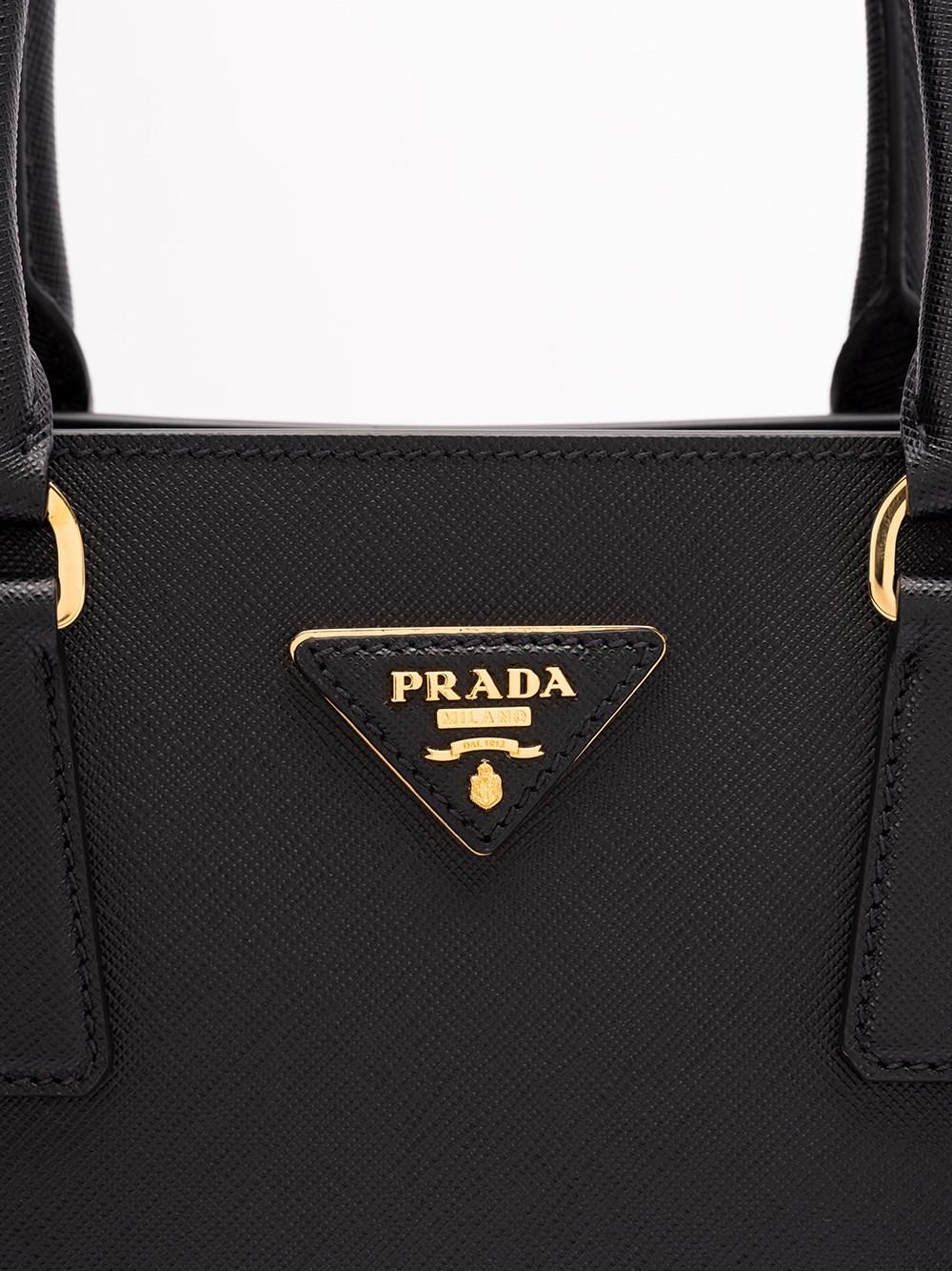 Prada Re-Nylon and Saffiano Leather Shoulder Bag Italy