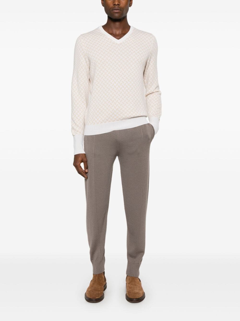 Drumohr V-Neck Sweater Offerta