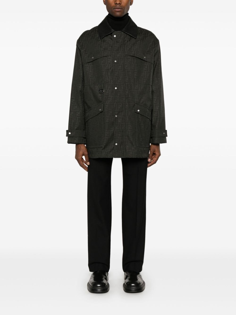Fendi Logo Blouson In Saldo