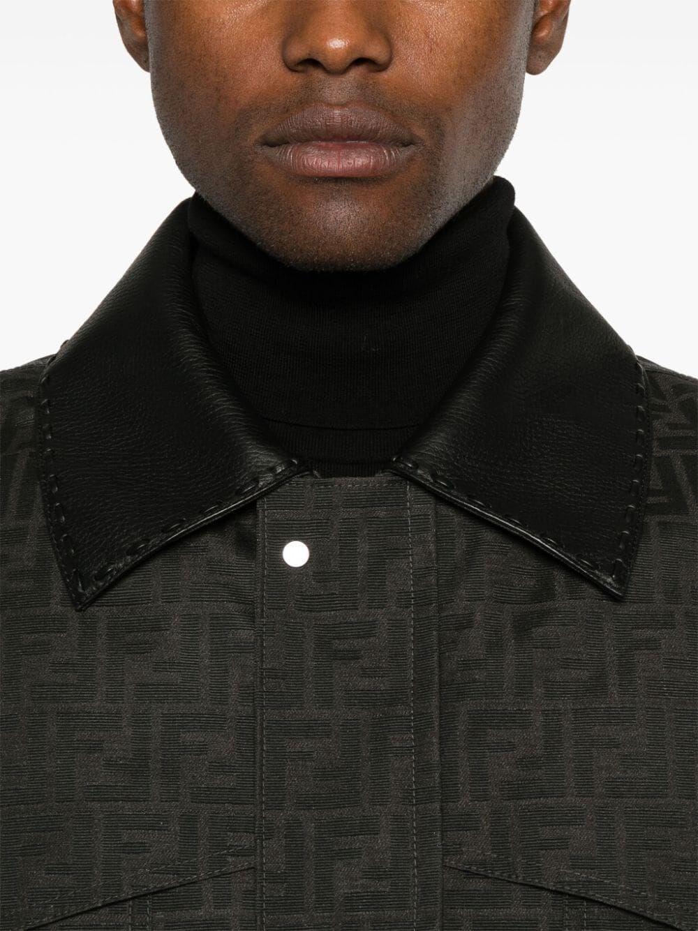 Fendi Logo Blouson In Saldo