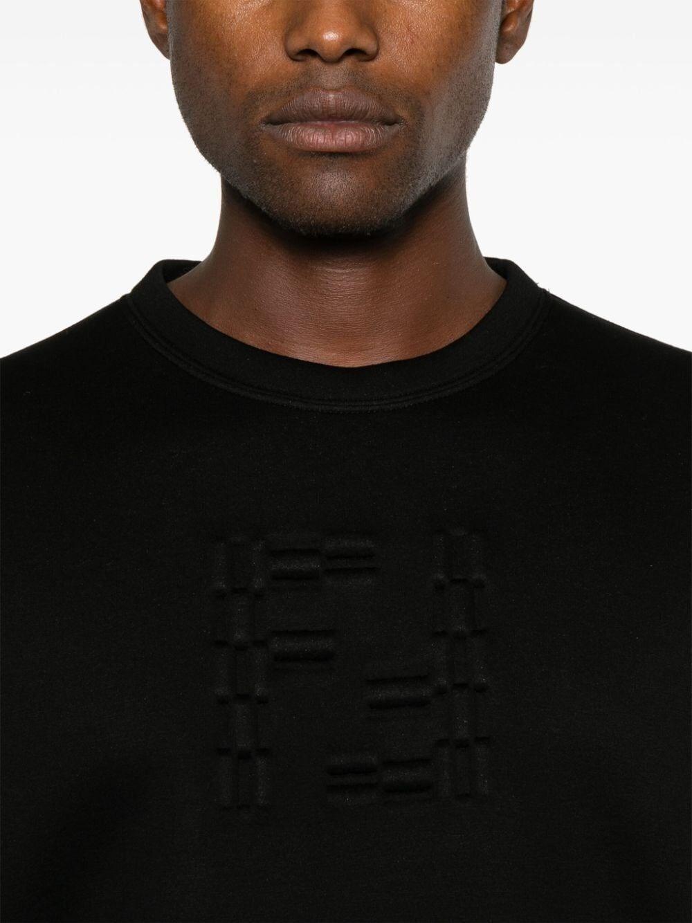 Fendi `FF Labyrinth` Embossed Sweater Vendita