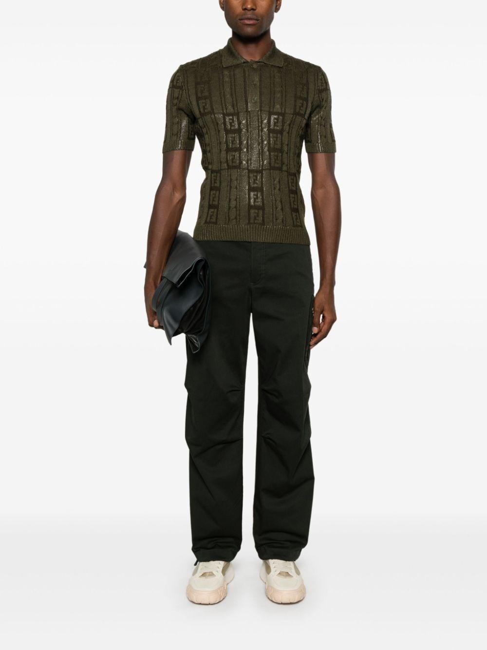 Fendi `FF Sparkle` Polo Shirt Promozione