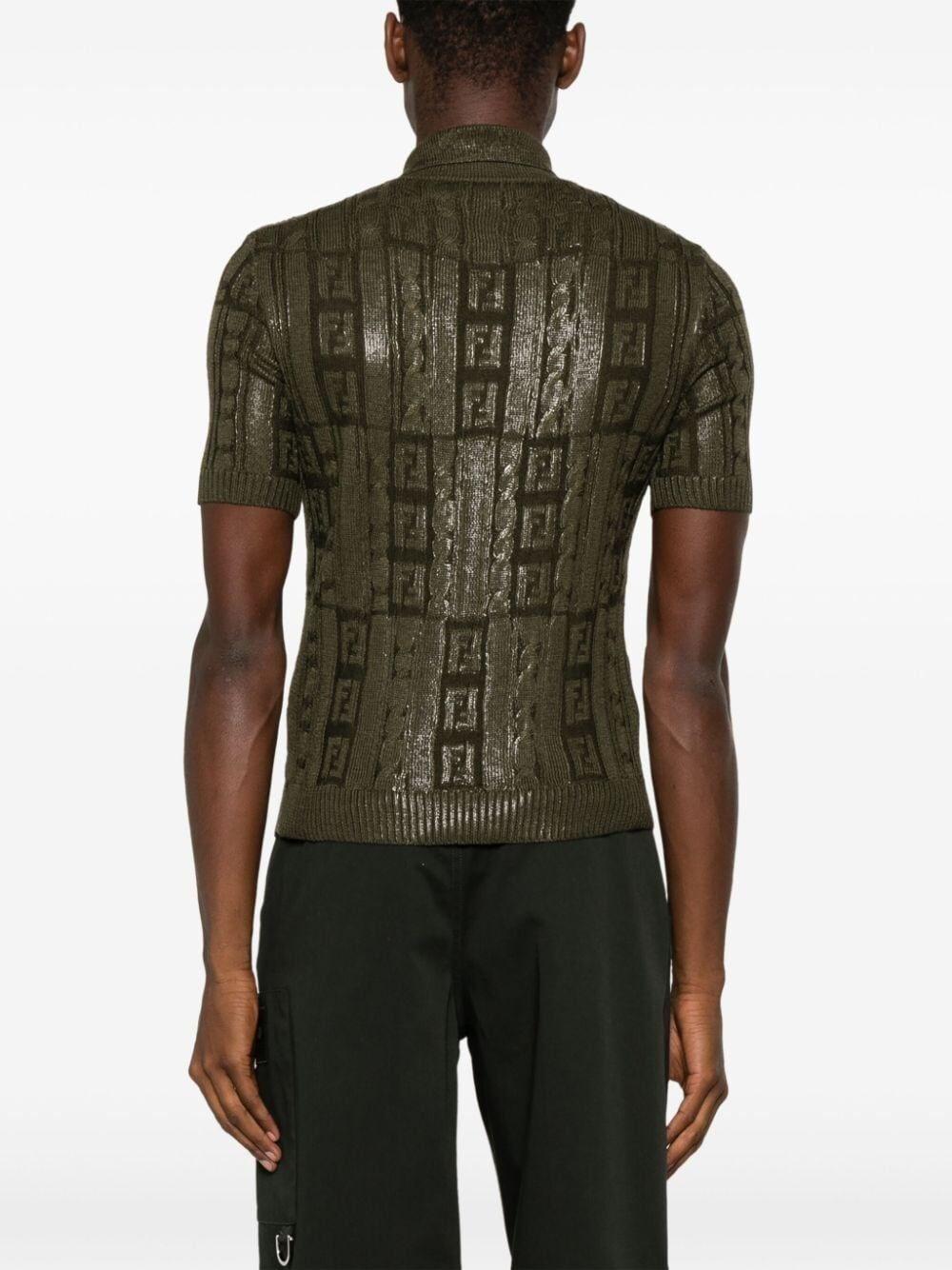Fendi `FF Sparkle` Polo Shirt Promozione
