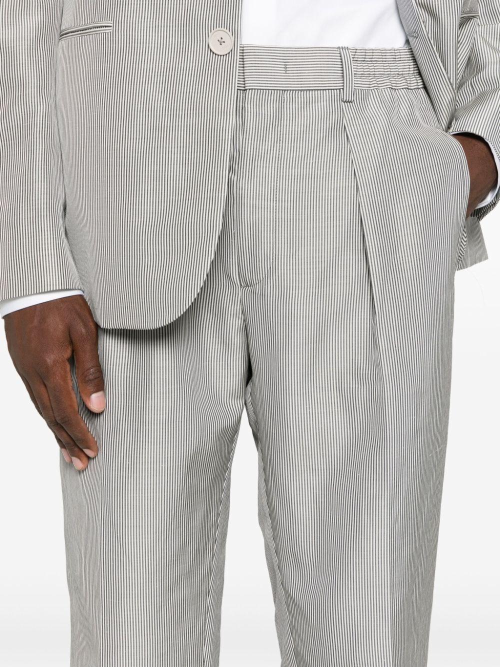 Fendi Striped Tailored Pants Consegna Veloce