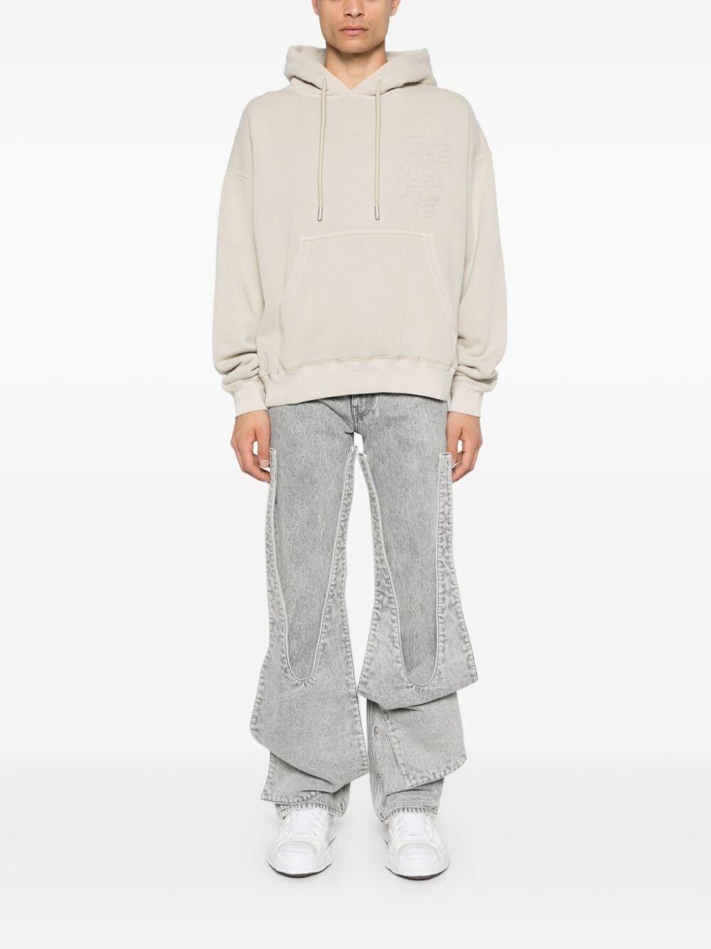 Off white `Outline Arrow Skate` Hoodie Offerta