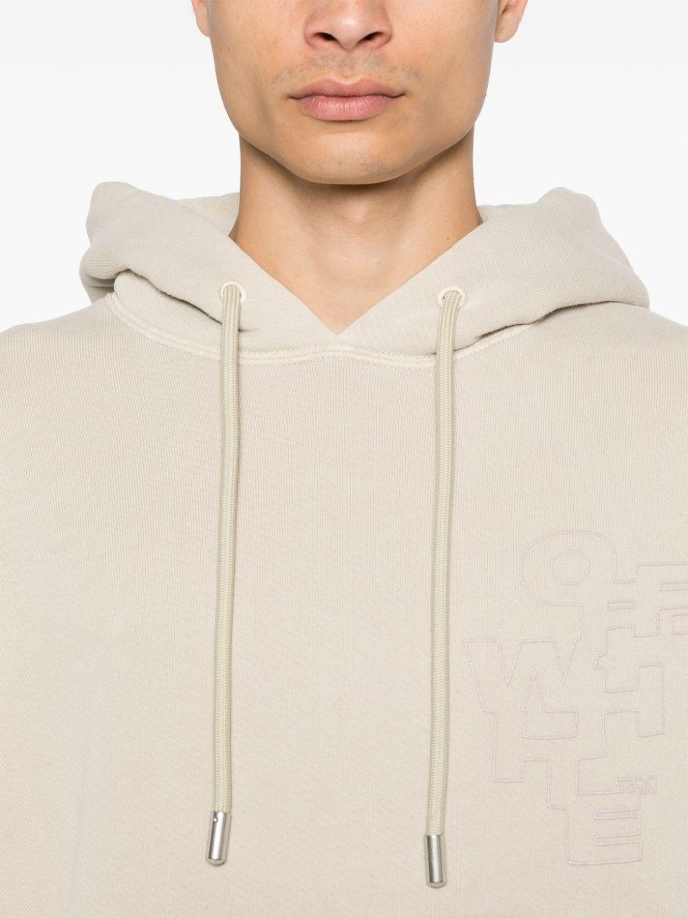 Off white `Outline Arrow Skate` Hoodie Offerta
