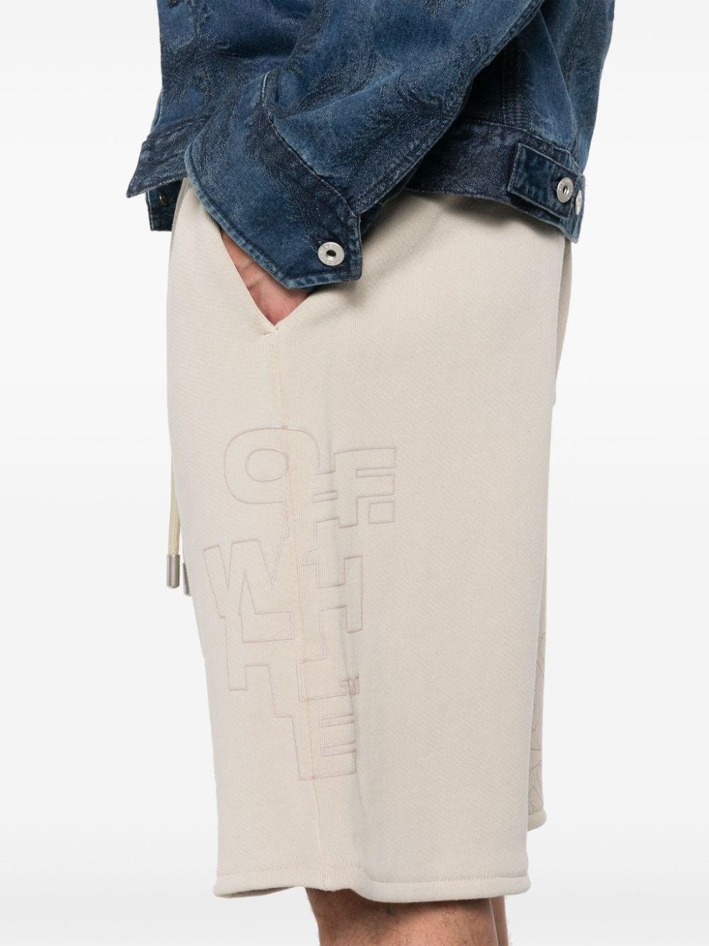Off white `Outline Skate` Shorts Economico