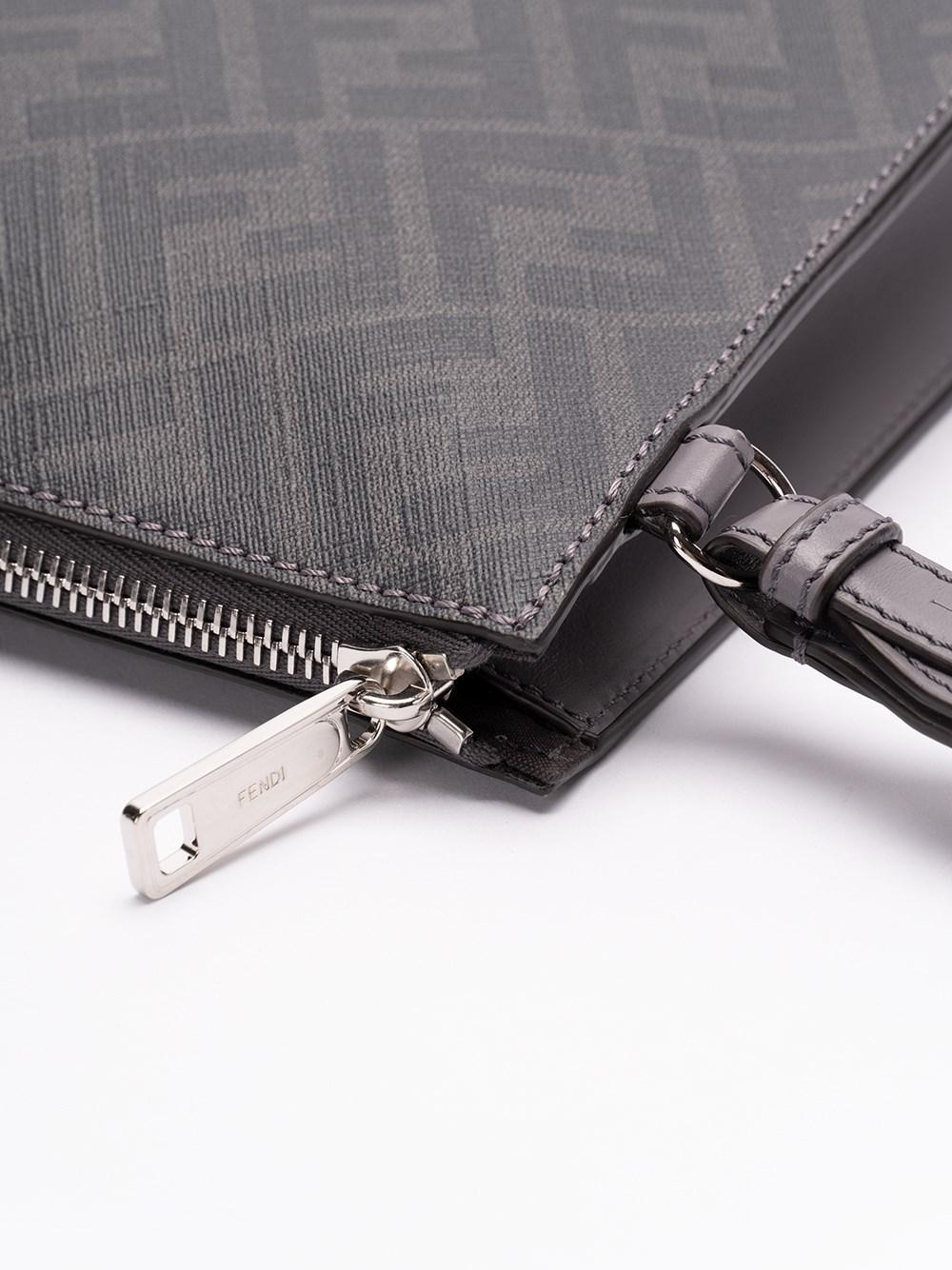 Fendi `Fendi Diagonal` Clutch Bag Qualità