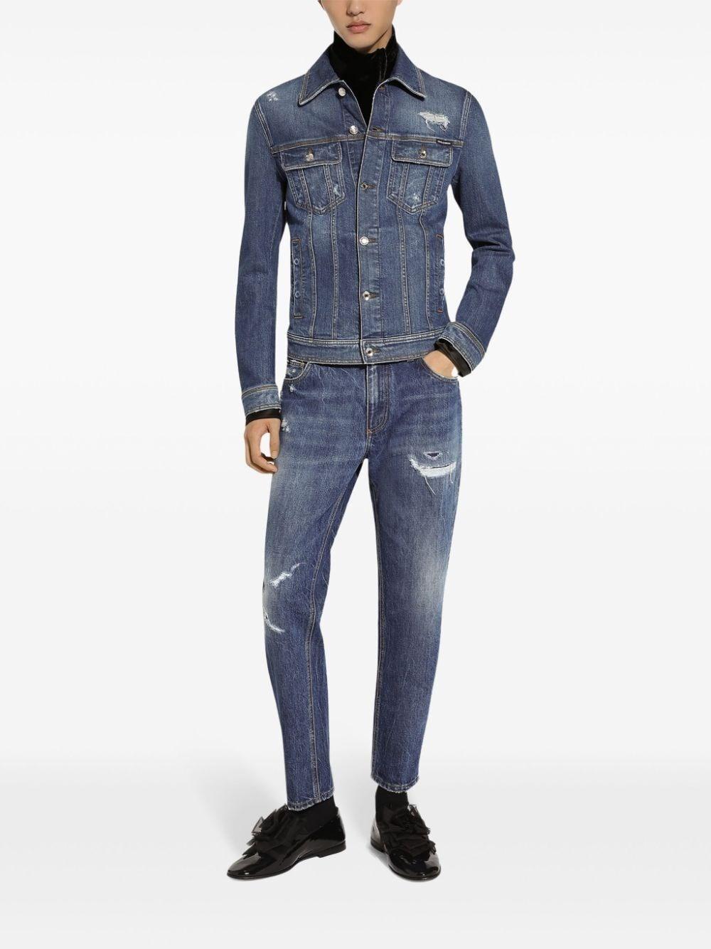 Dolce & gabbana Denim Jacket Promozione Limitata