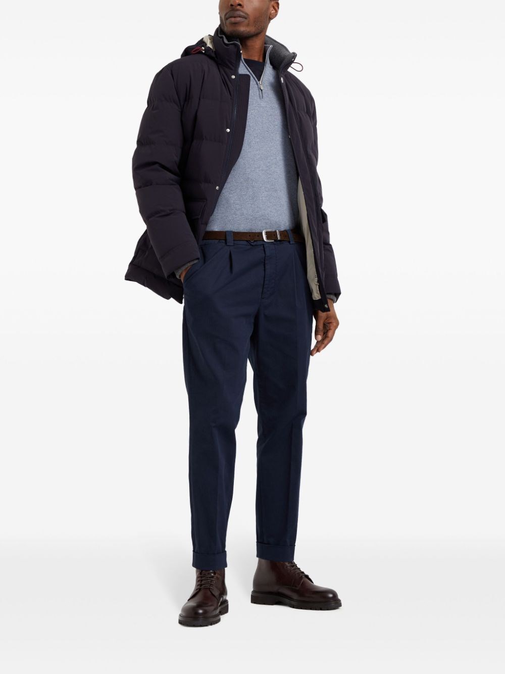 Brunello cucinelli Turtle-Neck Sweater With Zipper Soddisfazione Garantita