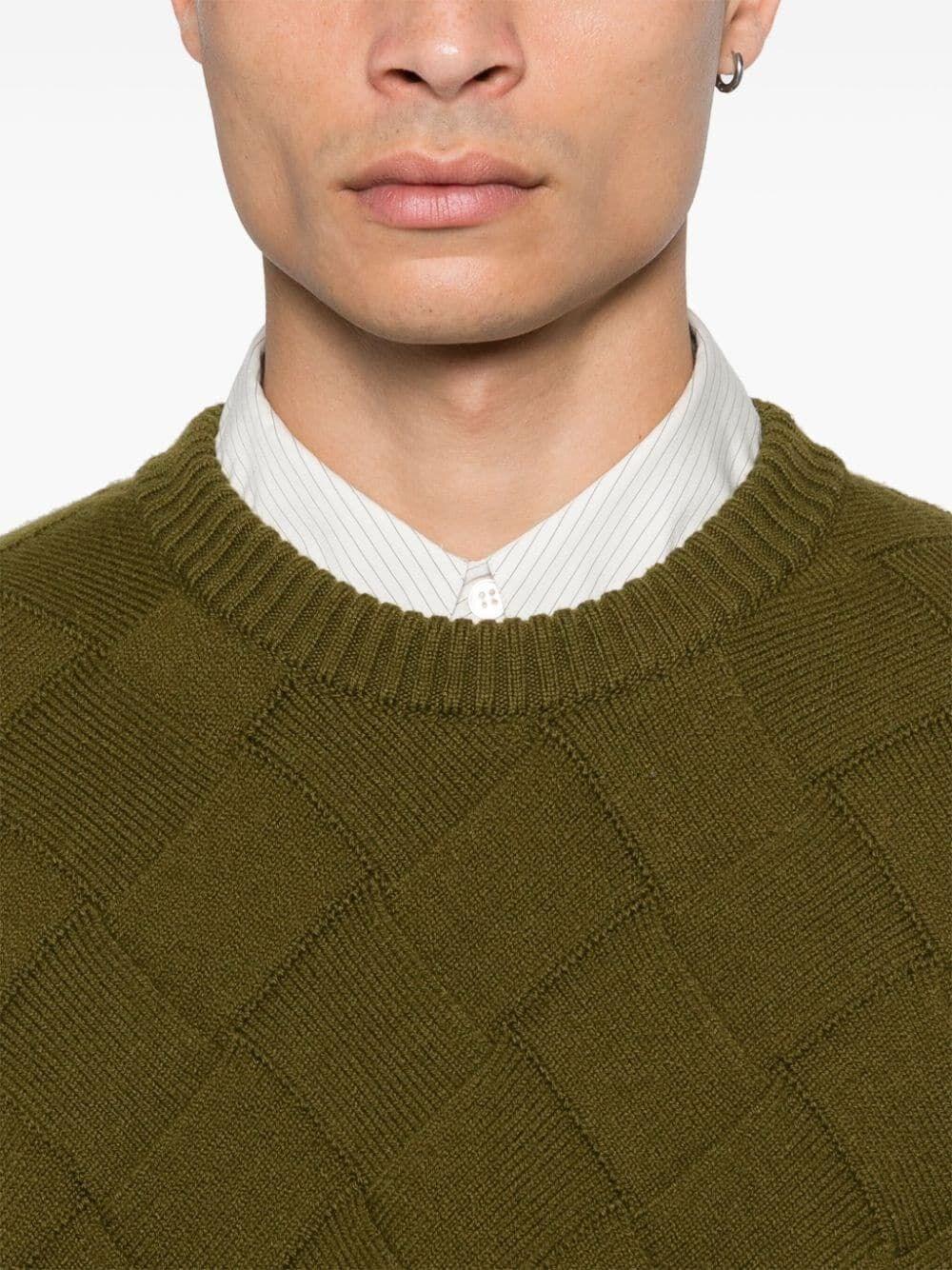 Bottega veneta `Intreccio Wool Jumper` Qualità Garantita