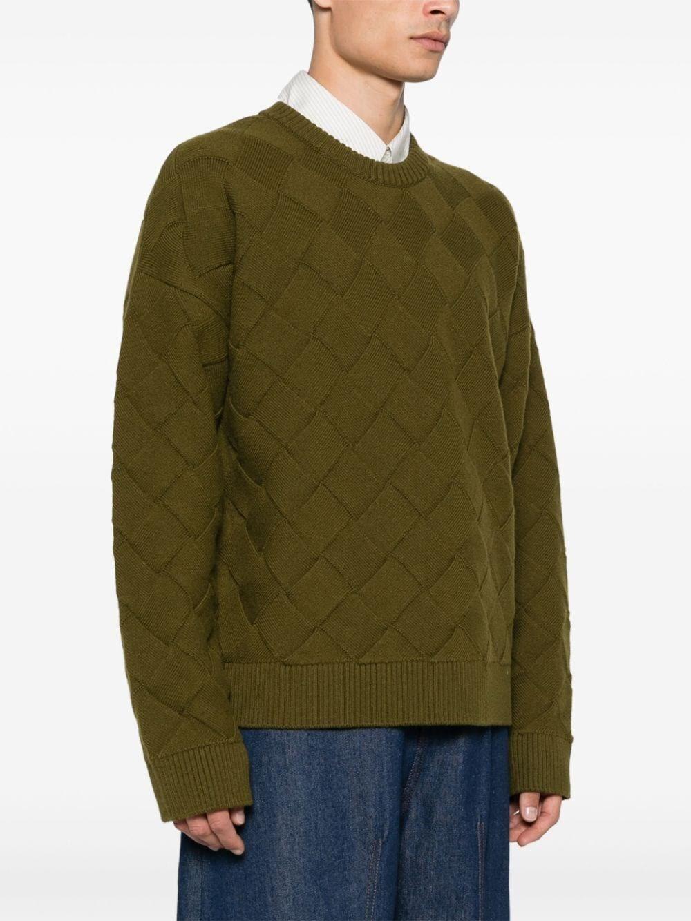 Bottega veneta `Intreccio Wool Jumper` Qualità Garantita