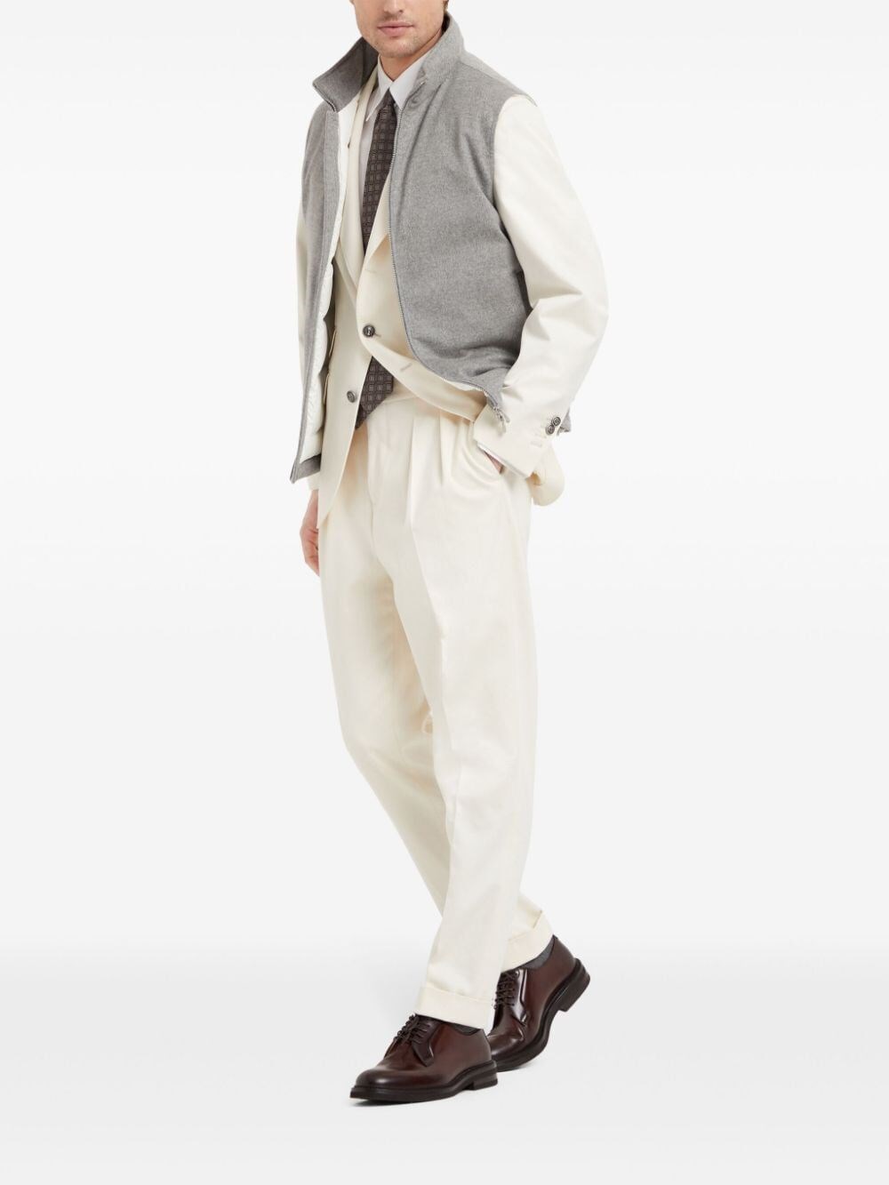 Brunello cucinelli Cashmere Padded Sleeveless Outerwear Novità