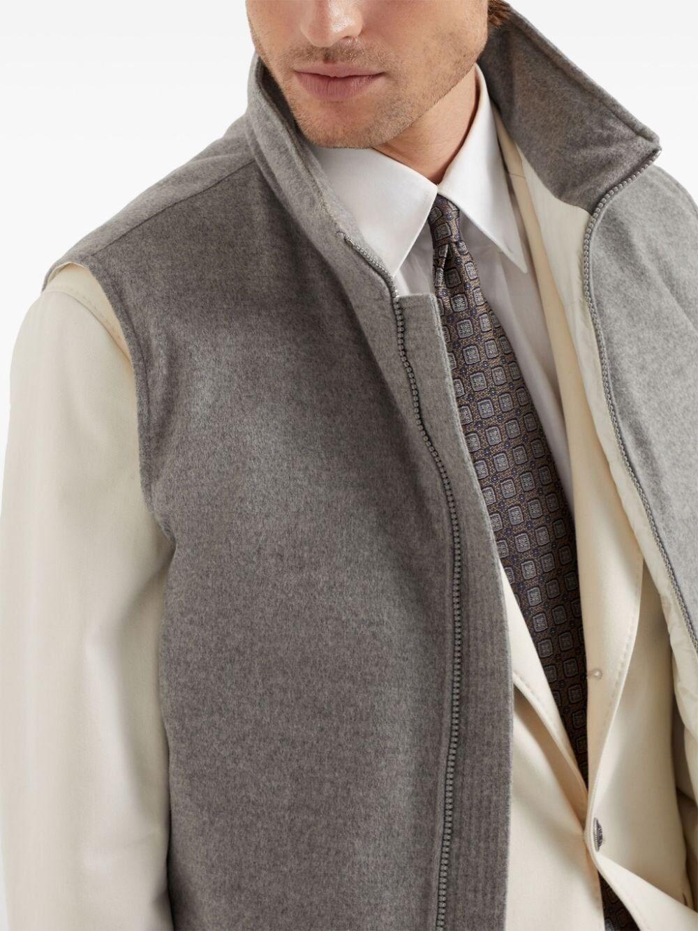 Brunello cucinelli Cashmere Padded Sleeveless Outerwear Novità