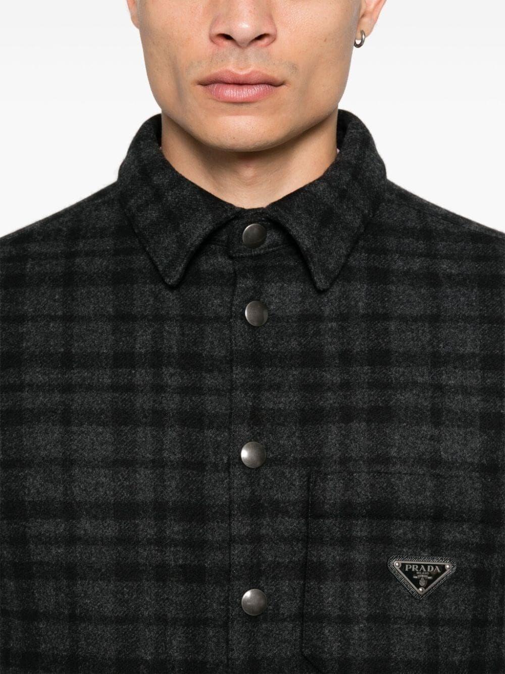 Prada Checked Shirt Hotsell