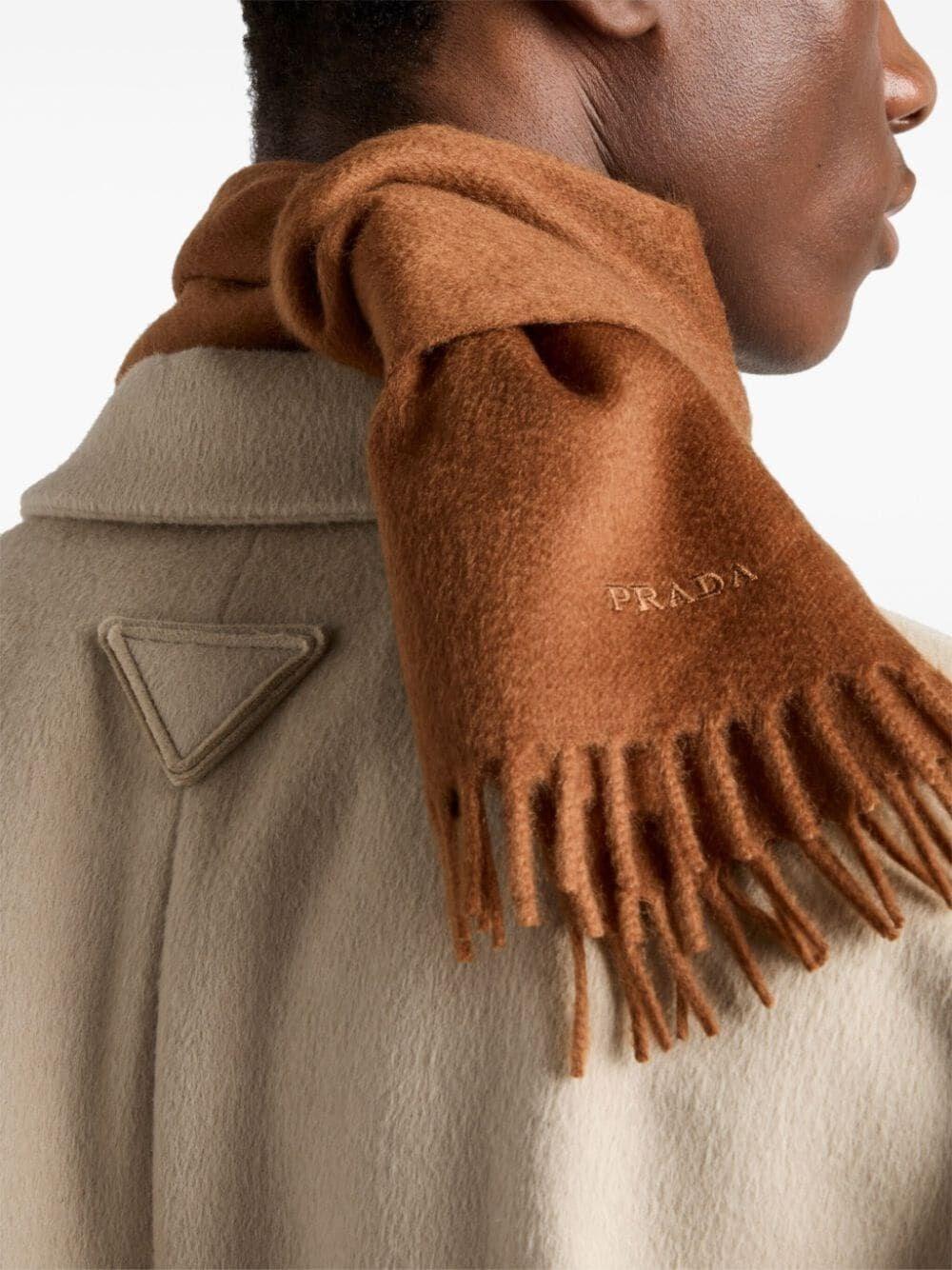 Prada Cashgora Coat In Saldo