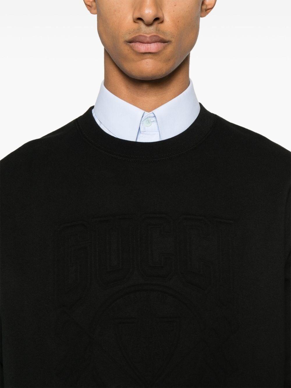 Gucci Crew-Neck Sweatshirt Saldi Di Fabbrica