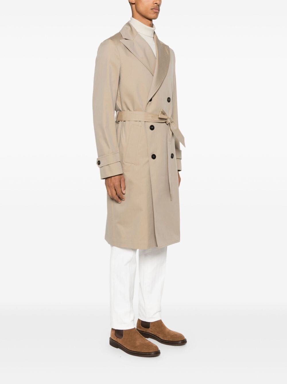 Drumohr Double-Breasted Coat Vendite Flash