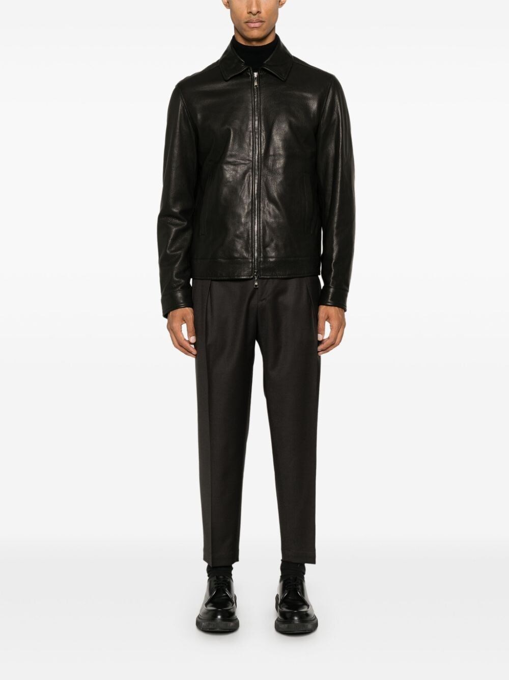 Tagliatore Leather Jacket 2025