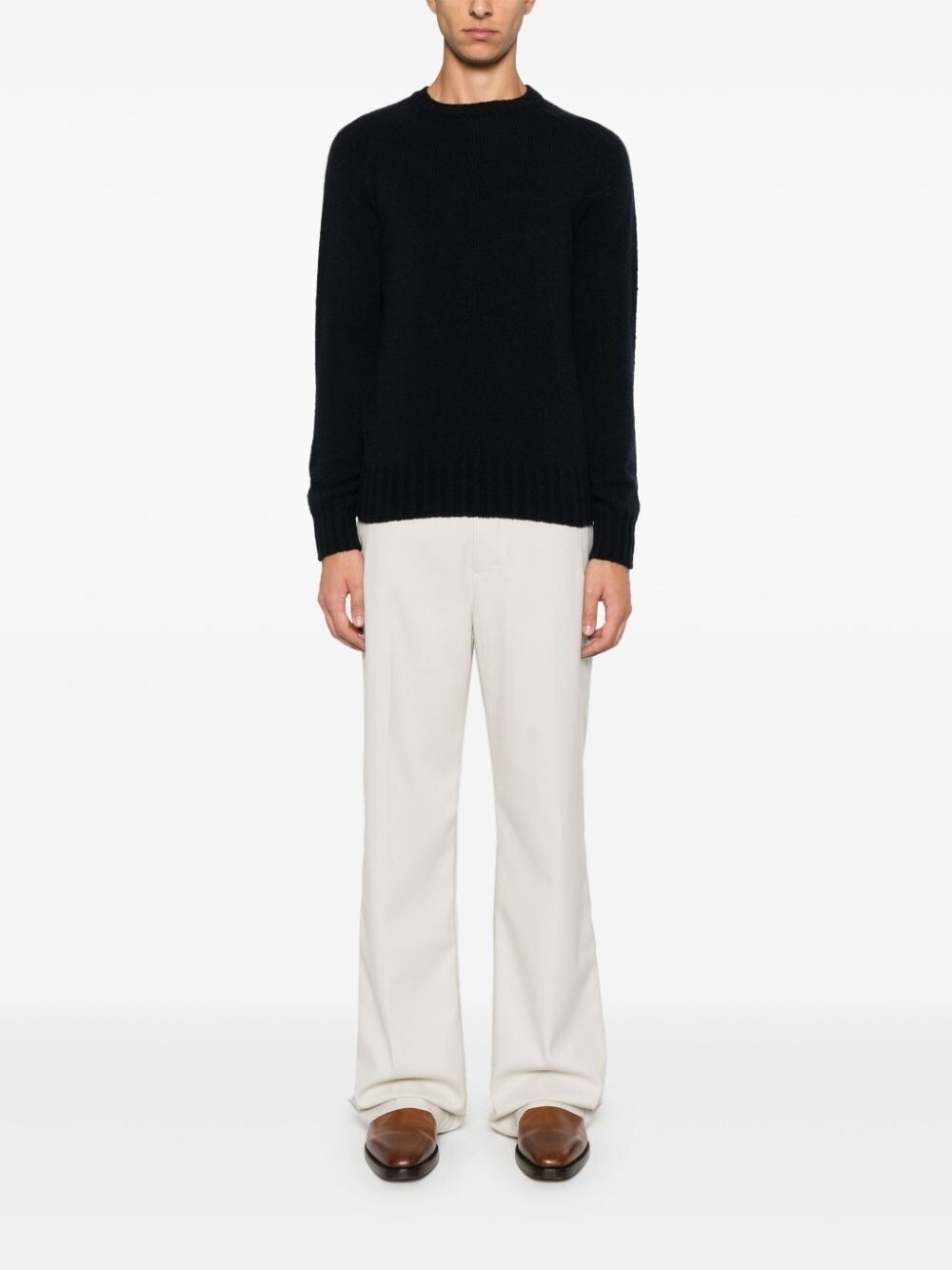 Drumohr Crew-Neck Sweater In Linea
