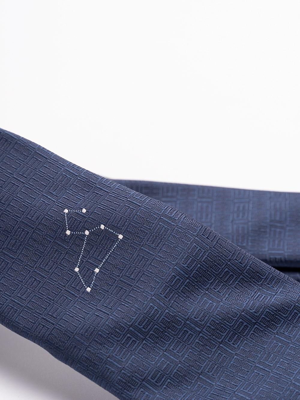 Elios Silk Tie with Zodiac Sign Economico