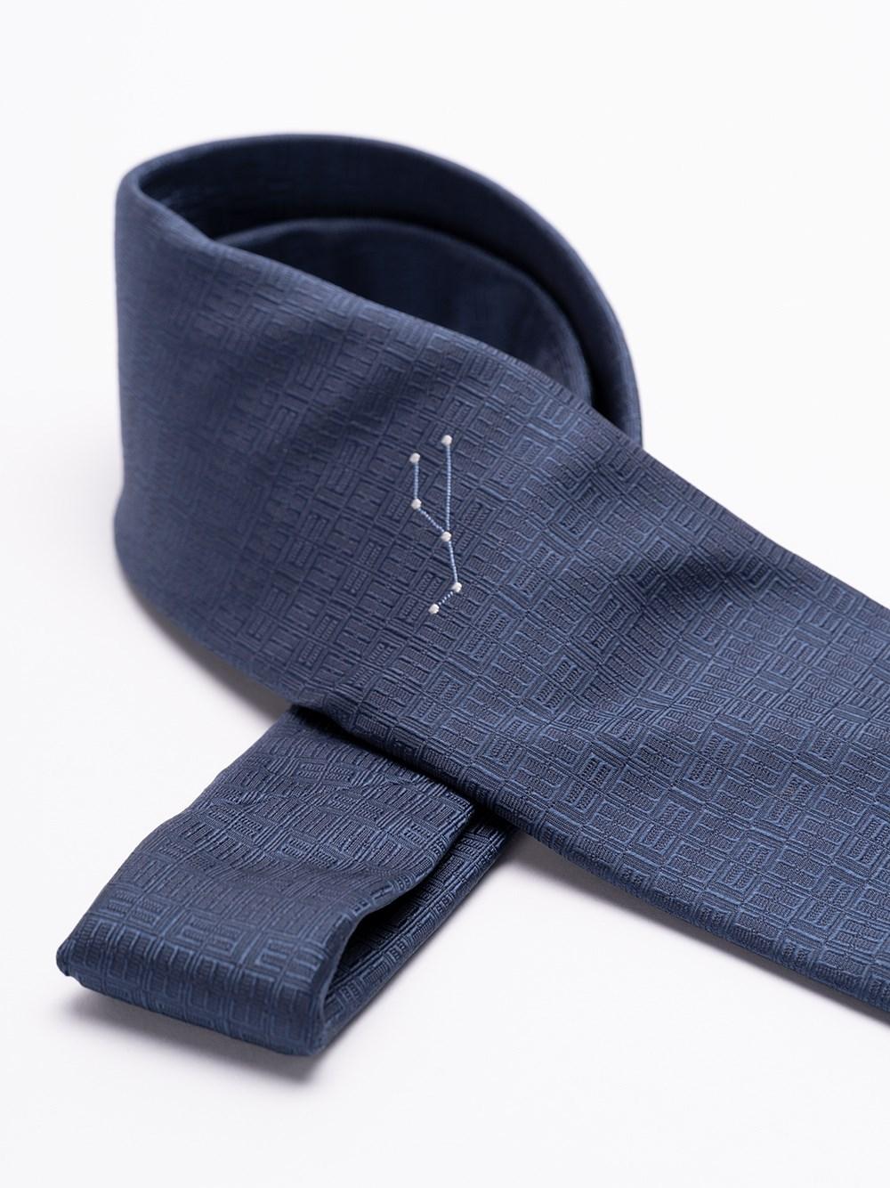Elios Silk Tie with Zodiac Sign Outlet