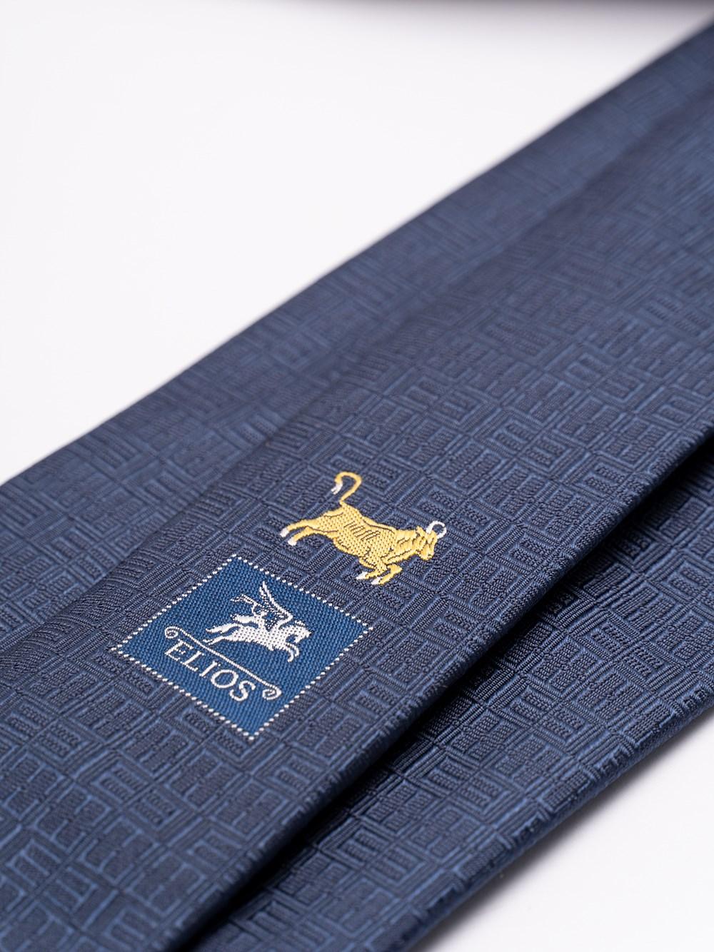 Elios Silk Tie with Zodiac Sign Outlet