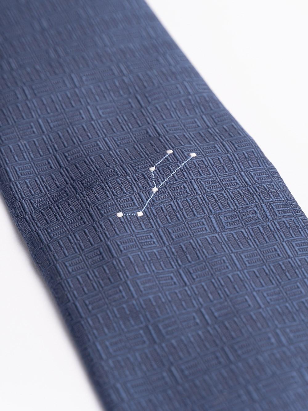 Elios Silk Tie with Zodiac Sign Outlet