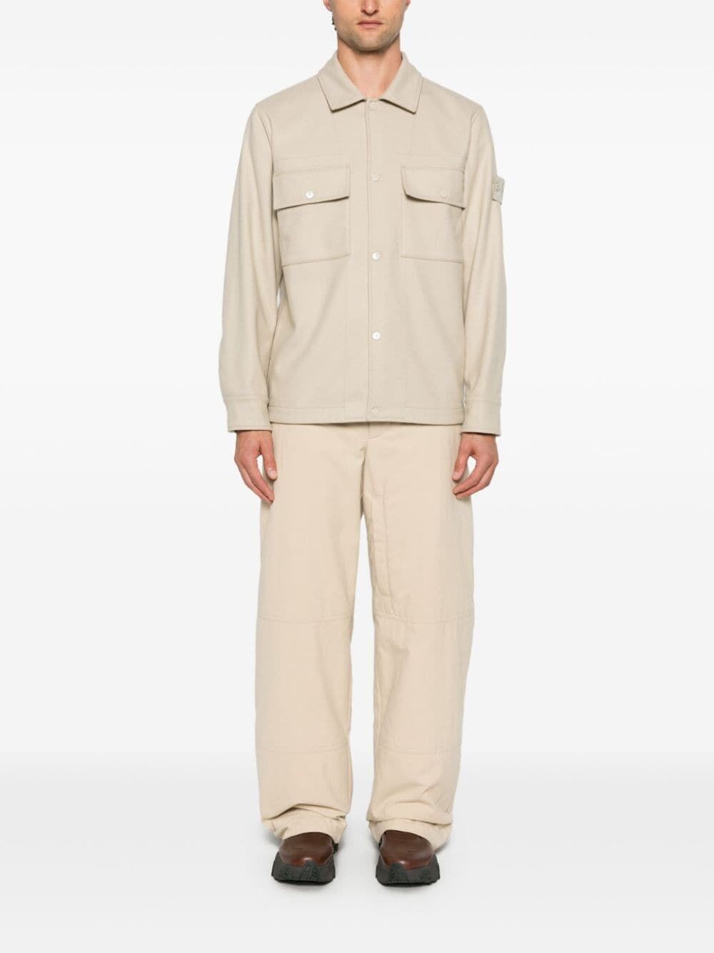 Stone island `Ghost` Overshirt Online Outlet