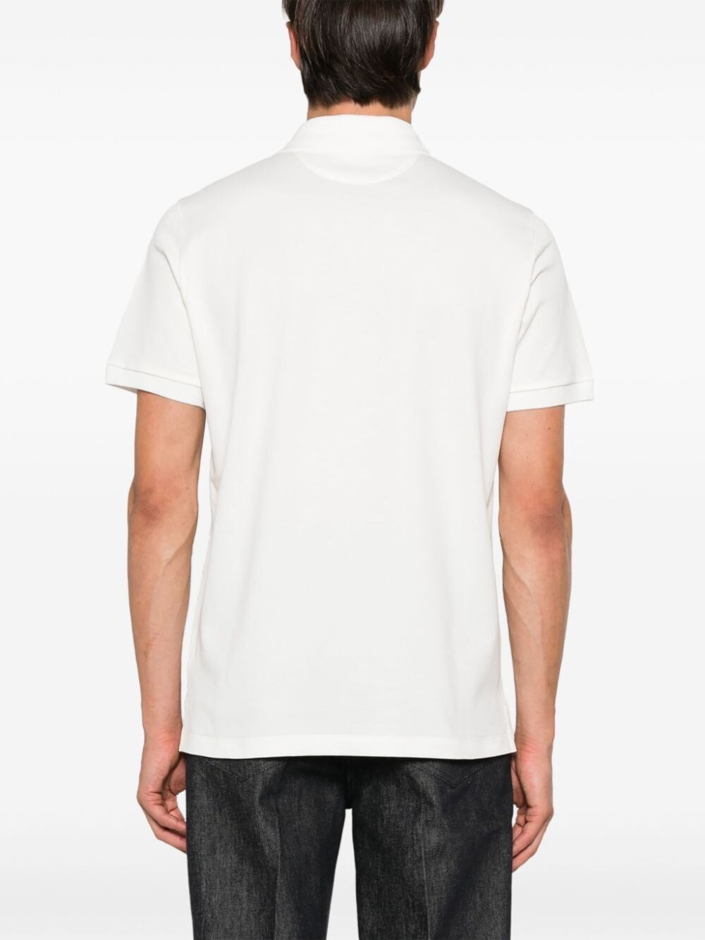 Fendi `FF` Embossed Polo Shirt Super sconto