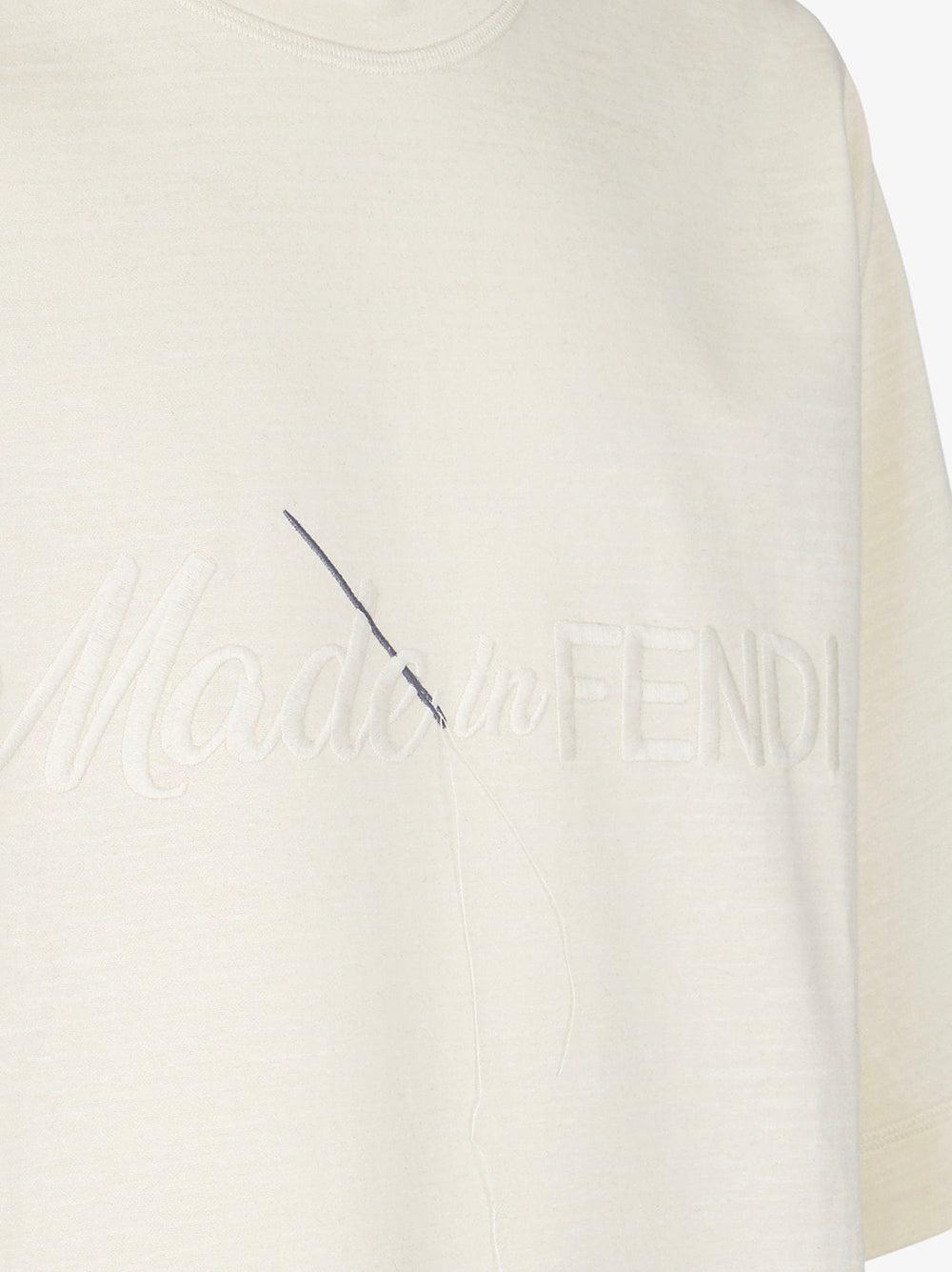 FENDI "made in fendi" t-shirt Nuova