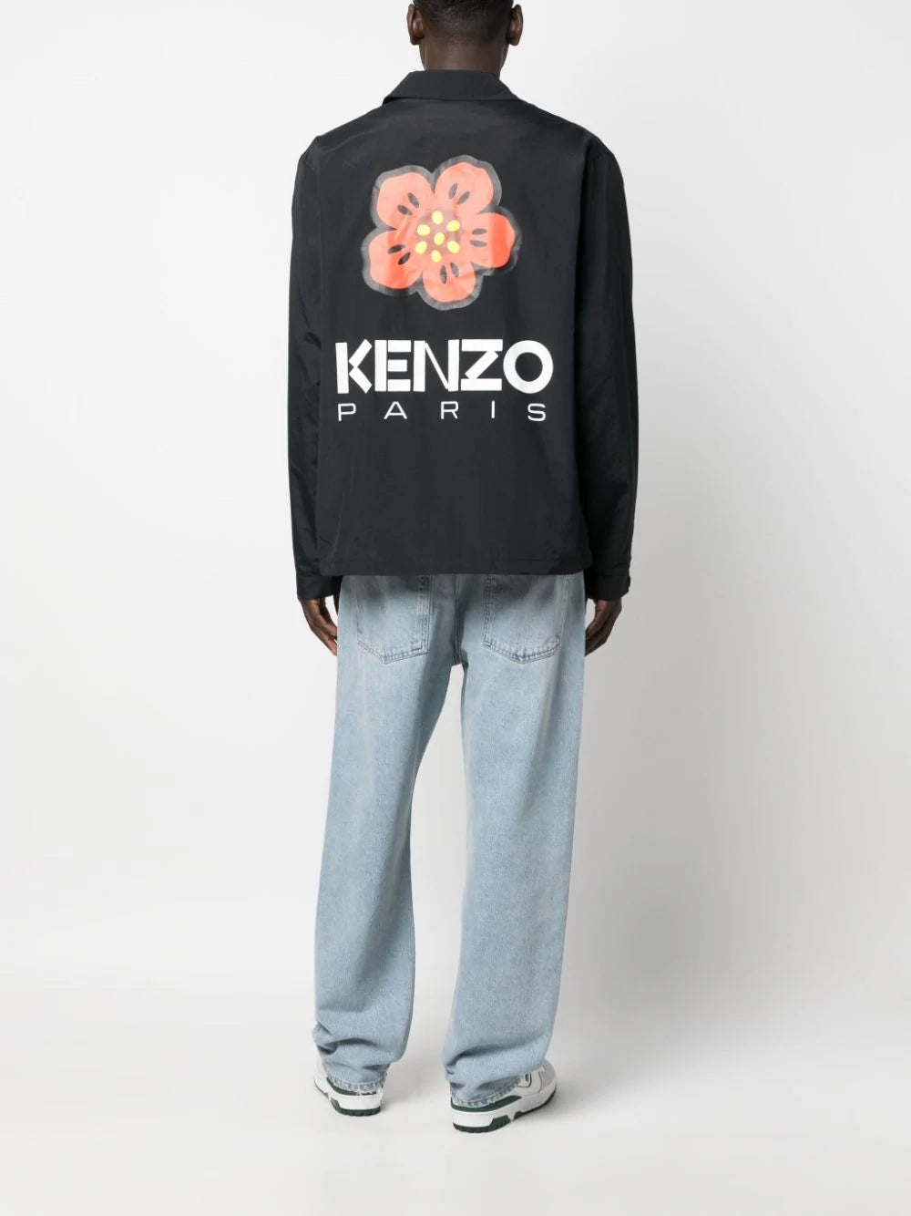KENZO 'boke flower' coach jacket Spedizione Gratuita