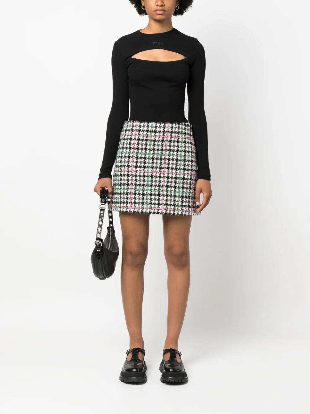 MSGM "houndstooth check" skirt Online