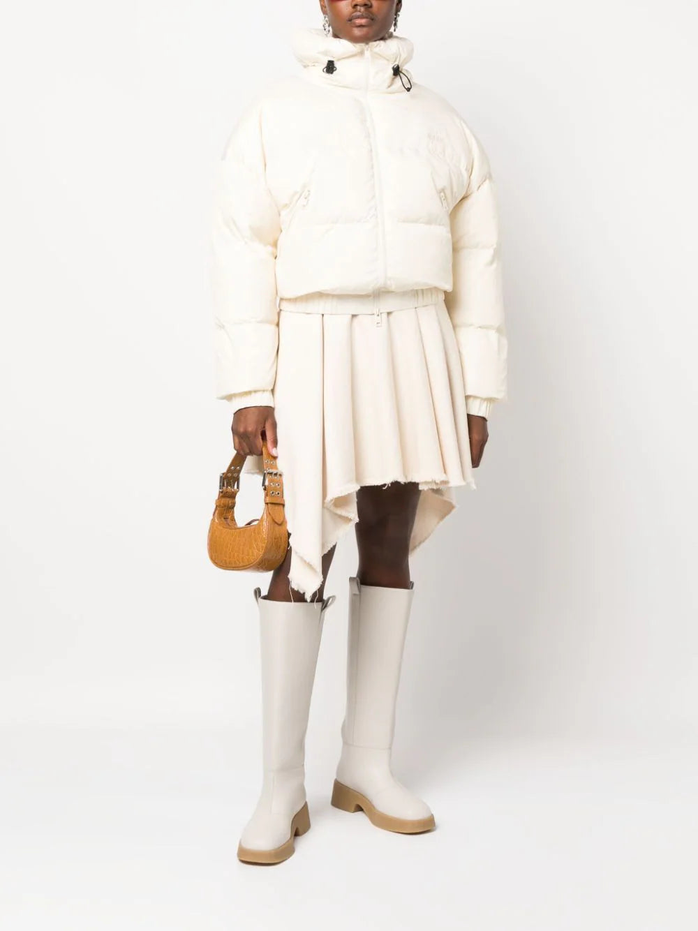 MSGM "ripstop nylon" cropped down jacket Offerte