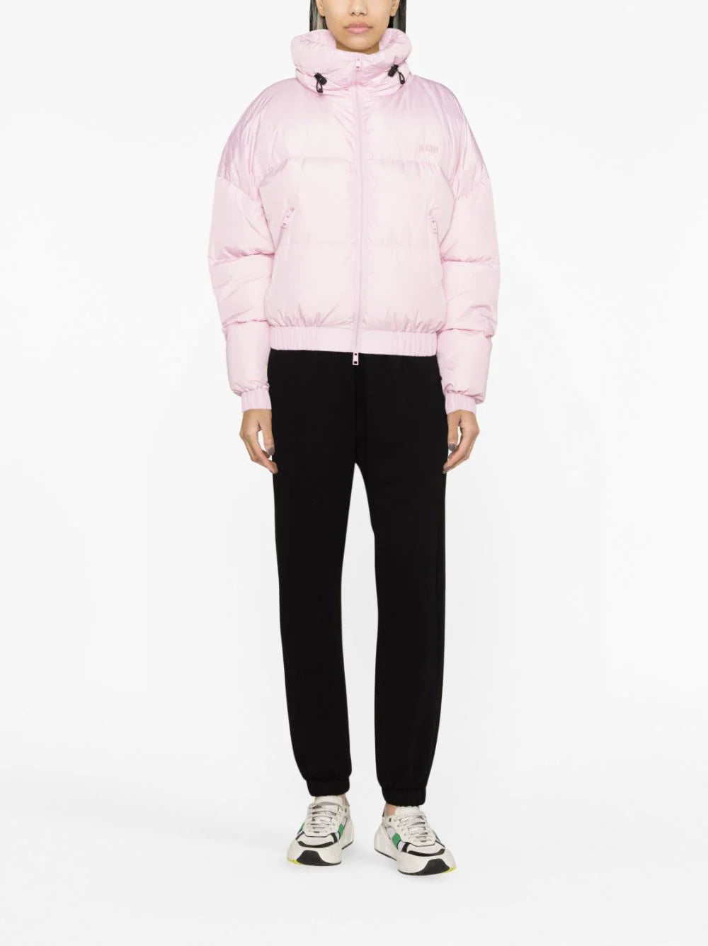 MSGM "ripstop nylon" cropped down jacket Vendita Calda