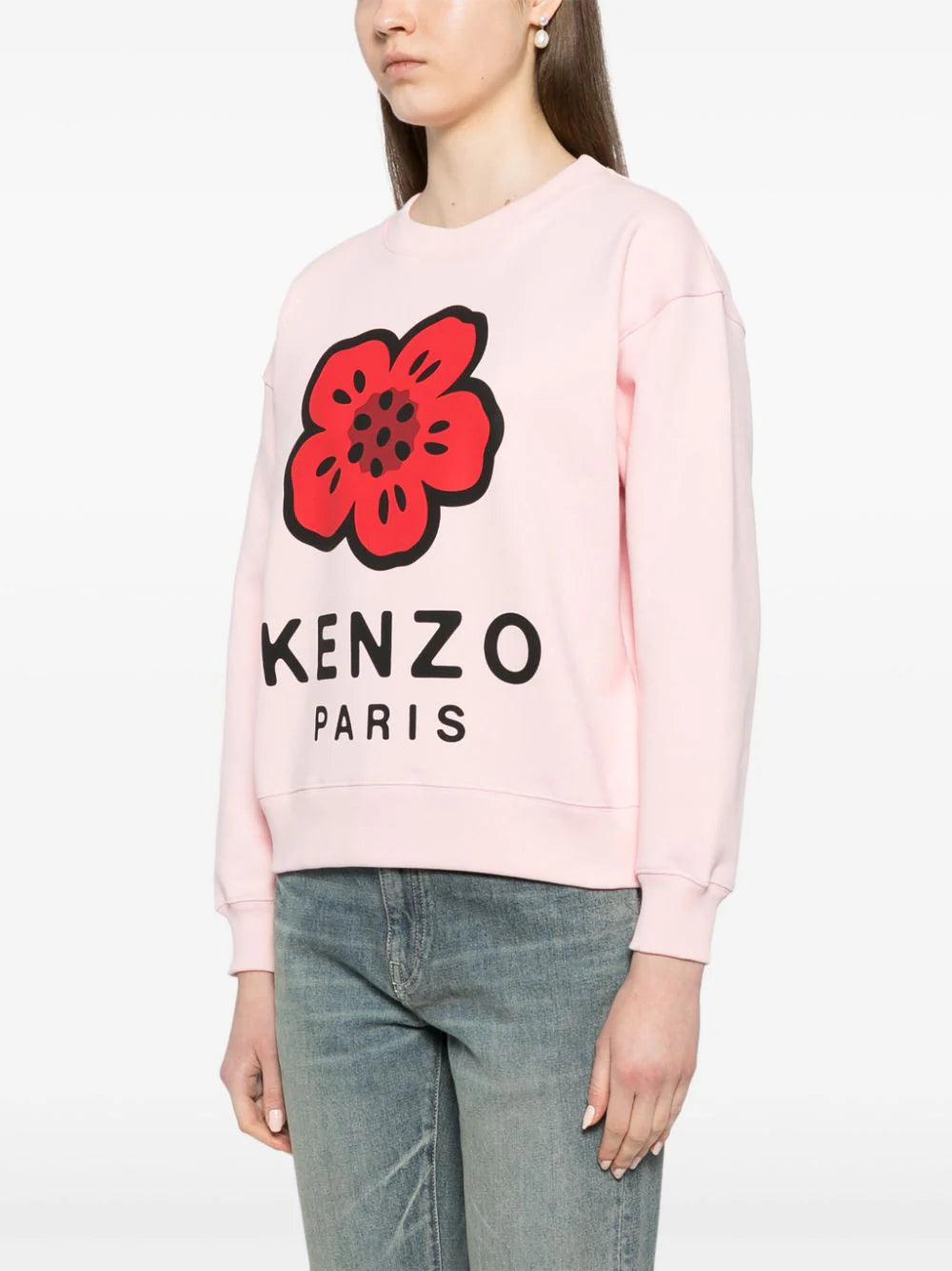 KENZO 'boke 2.0' embroidered cropped sweatshirt Saldi Di Fabbrica