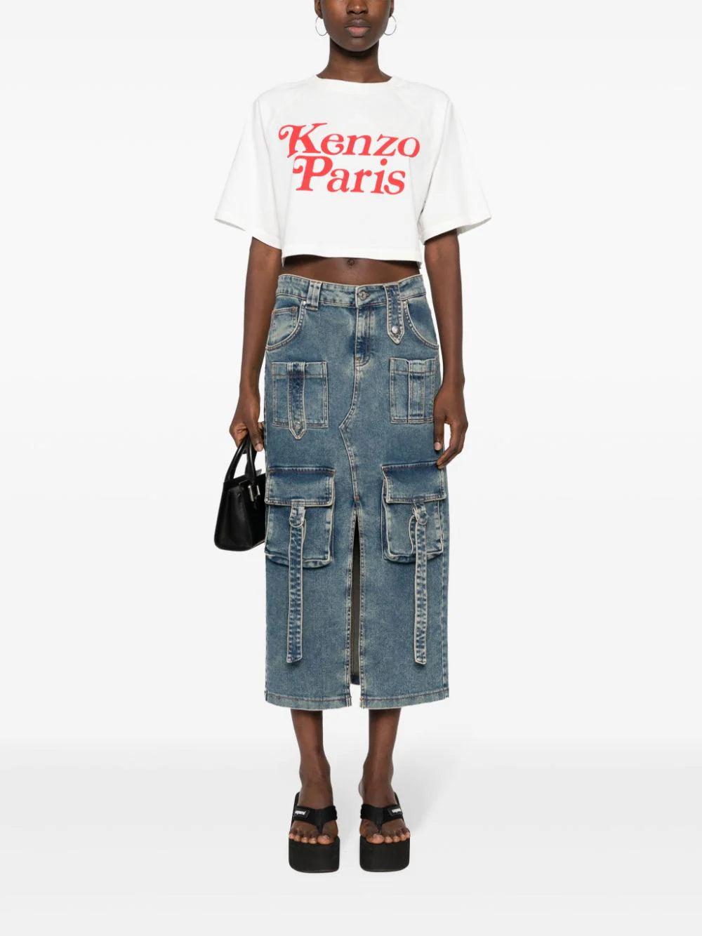 KENZO 'kenzo by verdy' boxy cropped t-shirt Prezzo Ridotto