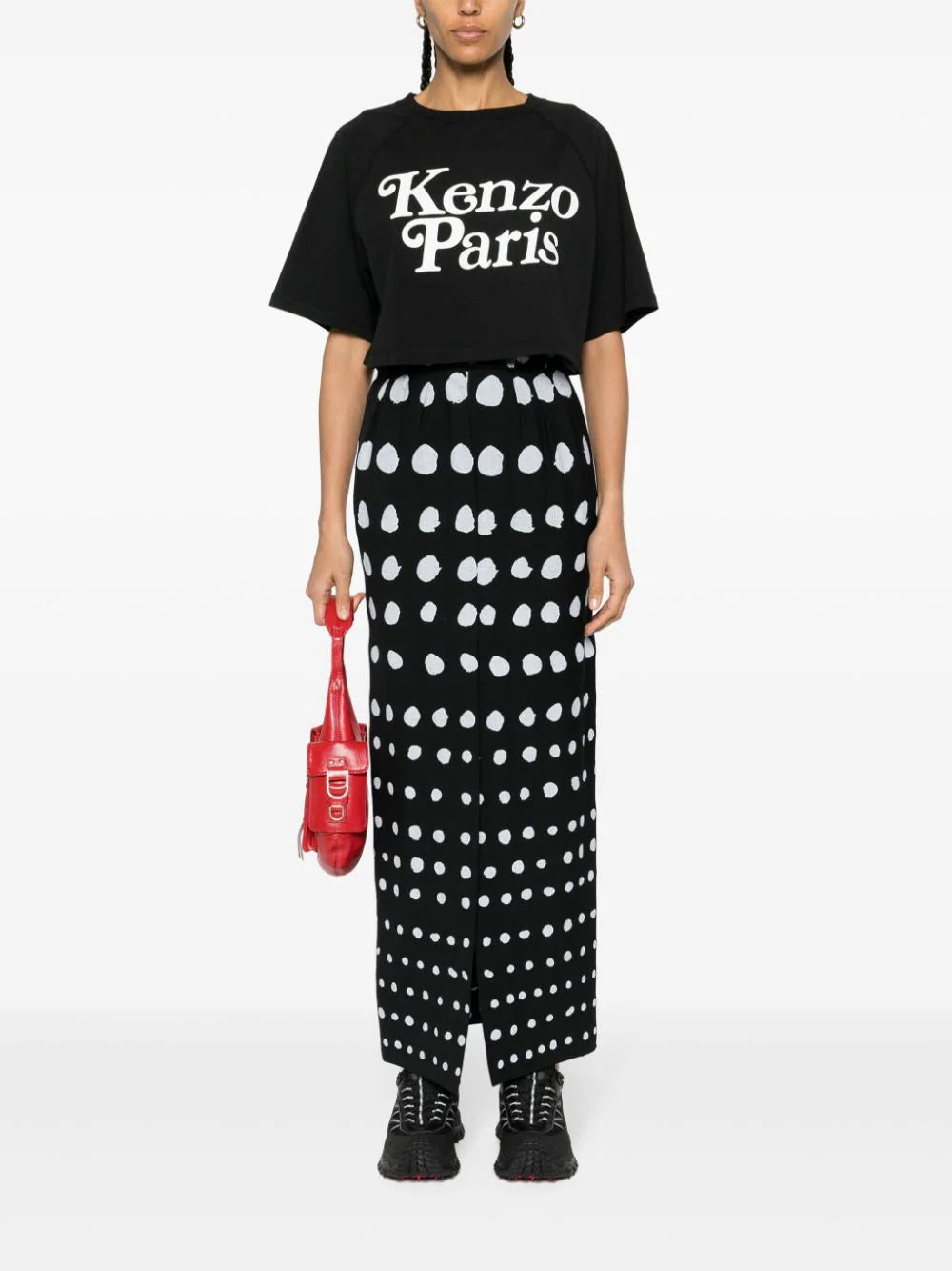 KENZO 'kenzo by verdy' boxy cropped t-shirt Sottocosto