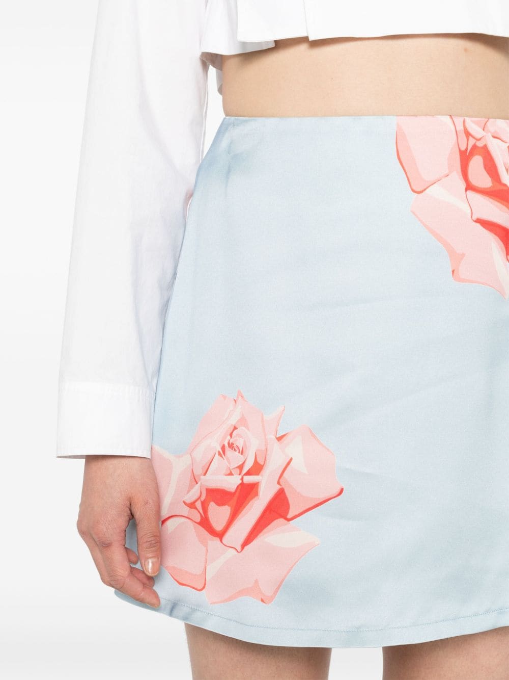 KENZO 'kenzo rose' mini skirt Offerte