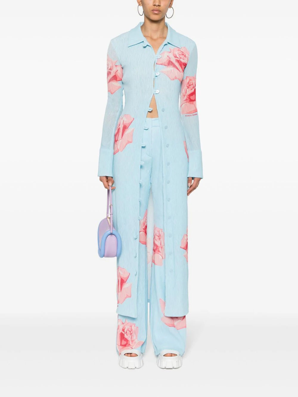KENZO 'kenzo rose' trousers Vendita Calda
