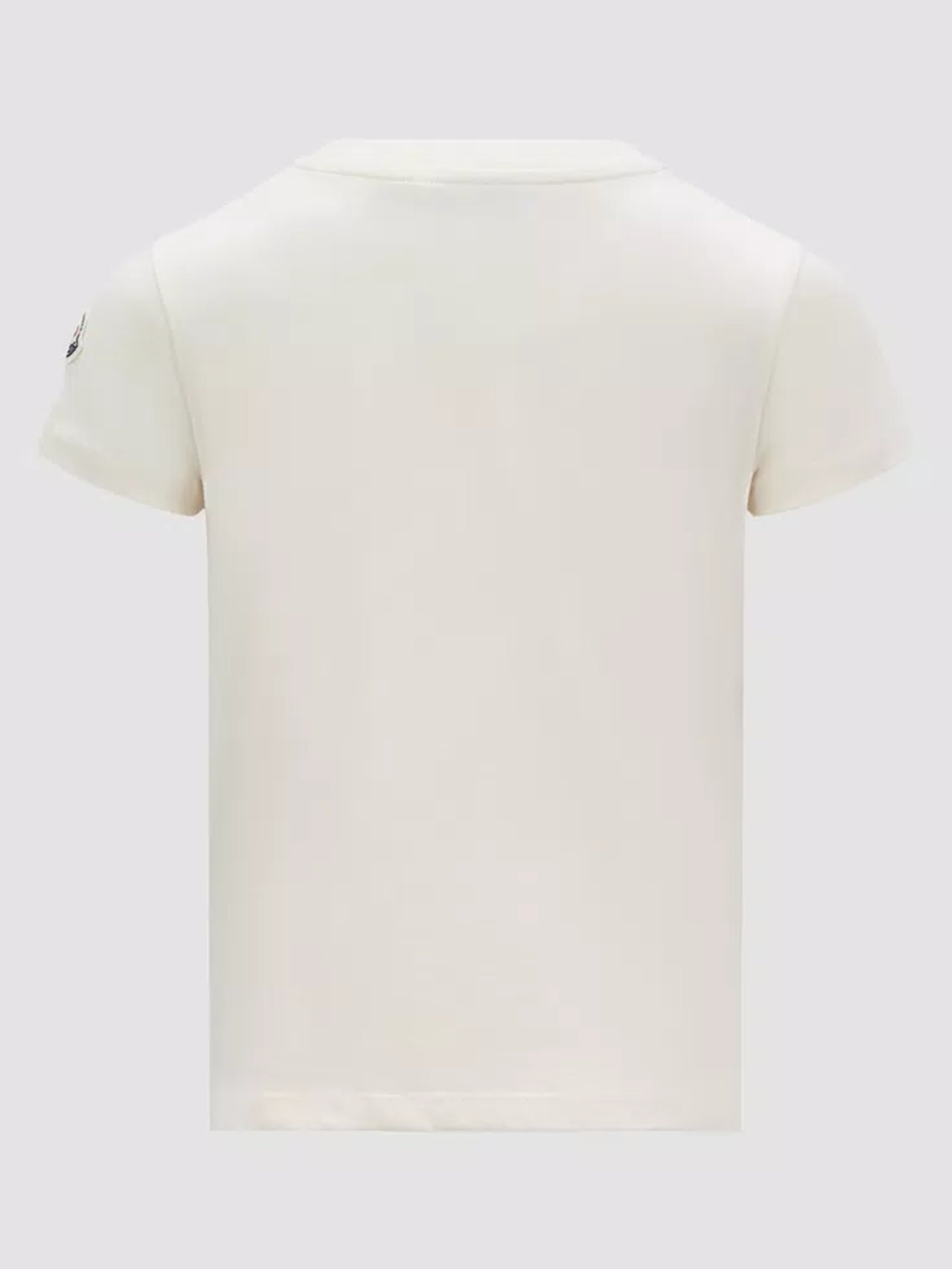 MONCLER Kids T-shirt with crystal logo Fino Al -60%