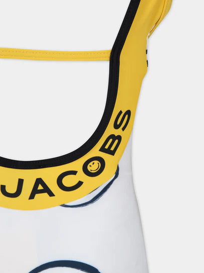 Marc Jacobs Kids One-piece swimsuit with smile Vendite Flash