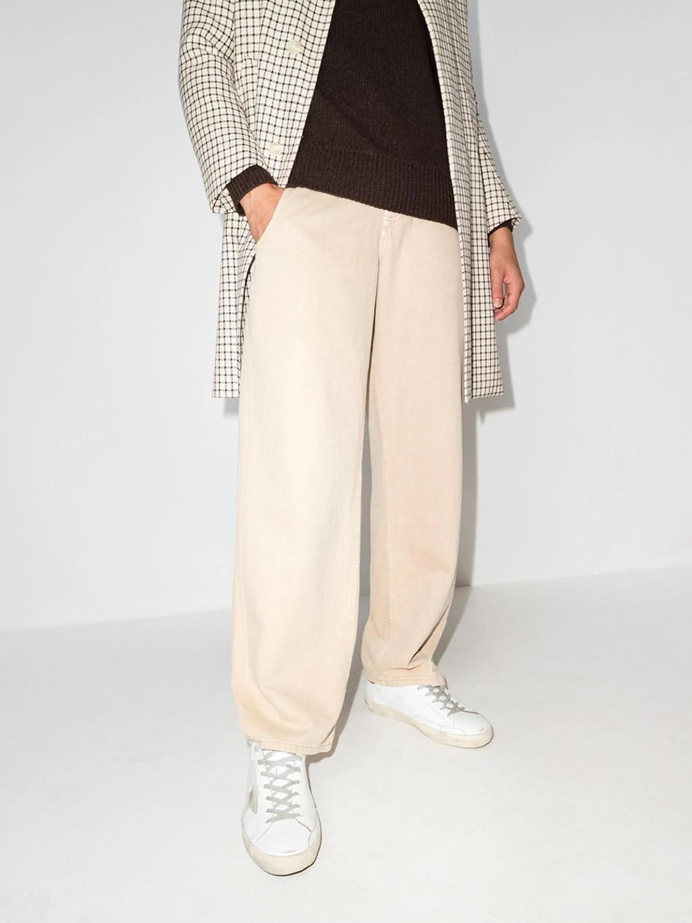 Golden Goose Super-star man with suede star and brown heel tab Consegna Veloce