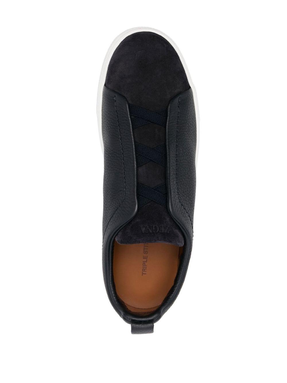 ZEGNA Triple stitch sneakers Vendite Flash
