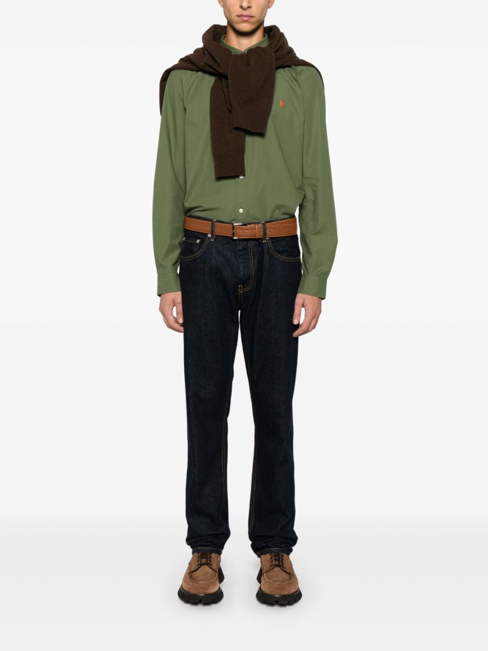 POLO RALPH LAUREN Slim fit stretch poplin shirt Sconto